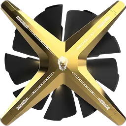 Вентилятор Alseye X12 Golden WK Push ARGB Black (AS.04.03.0024)