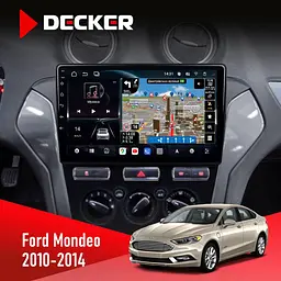 Штатна магнітола Ford Mondeo 2010-2014 Decker D10-011 4x64, DSP, 4G, 360 Decker (НФ-00005611)