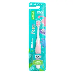 Дитяча зубна щітка Fesco Soft brush 2-12р. рожева