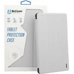 Чохол-книжка BeCover Ultra Slim Прозорий з кріпленням Apple для Apple iPad Mini 7 2024 Сірий (712935)