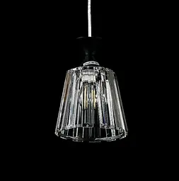 Люстра стельова Splendid Ray L7348/1, E27, регульована висота 22-55 см, Чорний, білий, сучасний стиль для дому - мініатюра 2