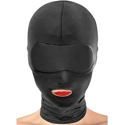 BDSM-маска Fetish Tentation Open Mouth Hood чорний