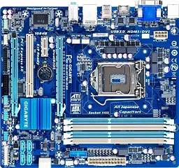 Материнська плата Gigabyte GA-H77M-D3H LGA 1155 (GA-H77M-D3H) Б/В - мініатюра 2