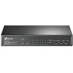 Комутатор TL-SF1009P 9x1FE (8xPoE), 65Вт, Некерований TP-Link teh0018154