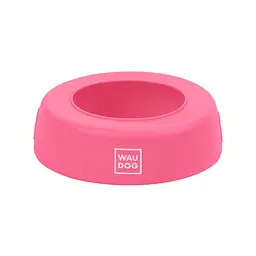Миска-непроливайка Waudog Silicone 750 мл рожевий - мініатюра 4