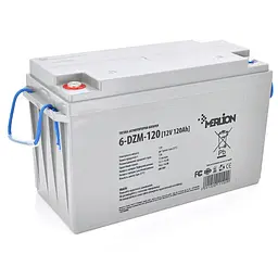 Акумуляторна батарея тягова AGM MERLION 6DZM-120M8 12V 120Ah - мініатюра 1