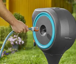 Котушка зі шлангом Gardena RollUp S Automatic наземна 15 м (18604-20) - мініатюра 7