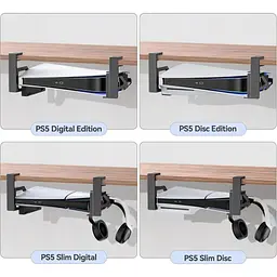 Кріплення під стіл OIVO для Sony PlayStation 5 [NG-P5317X] [129245] - мініатюра 4