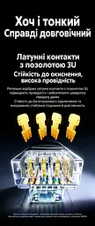 Мережевий кабель Ethernet UGREEN NW122 5 м патч-корд RJ45 штекер на RJ45 штекер Cat 6A до 10 Гбіт/с U/UTP діаметр кабелю 2,8 мм жили з чистої міді чорний (70654) - мініатюра 14