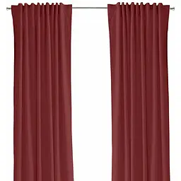 Штори на кухню та в кімнату Cosas Wine 180х270 см 2 шт бордо (Curtains_10Bordo_DUK)