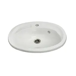 Умивальник Adamant Comfy White 540x425x130мм, штучний камінь 54 см