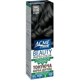 Фарба ACME COLOR догляд Тонуюча (без аміаку) Beauty Phyto Color №040 65г Чорна кава