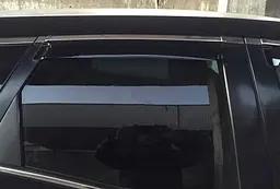 Дефлектори вікон вітровики для Mazda CX-9 2007- З Молдінгом Хром - мініатюра 4