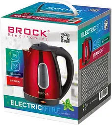 Електрочайник Brock WK 06 RD 1,7 л червоний - мініатюра 2