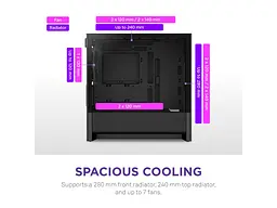 Корпус NZXT H3 Flow Black (CC-H31FB-01) - мініатюра 4