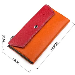 Гаманець жіночий ST Leather 18406 (SB42-2) багатофункціональний червоний - мініатюра 6