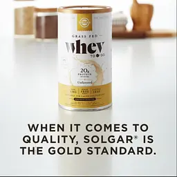 Сироватковий протеїн Solgar Grass Fed Whey To Go 377 г без вкуса - мініатюра 2