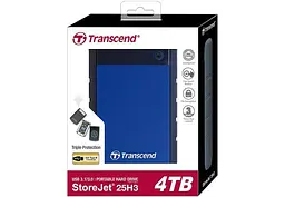 Зовнішній жорсткий диск Transcend StoreJet 25H3 4 TB (TS4TSJ25H3B) [48543] - мініатюра 4