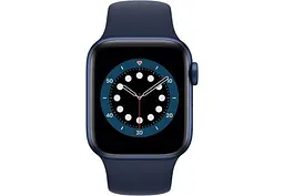 Смарт-годинник Apple Watch Series 6 GPS 44mm Blue Aluminum Case with Deep Navy Sport Band [M00J3] [50380] - мініатюра 2