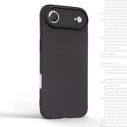 Чехол-накладка для смартфона Apple iPhone 17 Air, противоударный, силиконовый, термополиуретановый (ТПУ), с защитой камеры и корпуса, черный, защита всего корпуса, ArmorStandart (ARM86234) - мініатюра 2