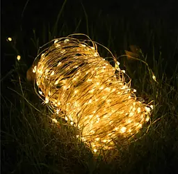 LED гірлянда на батарейках 10 метрів 100 лампочок Pepco - мініатюра 3