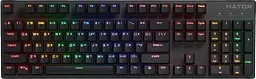 Клавіатура Hator Icefall Mecha Rainbow Origin Red RGB Black (HTK104)