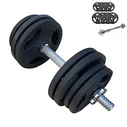 Гантель набірна металева Newt Home Profi TI-968-17 16.5 кг - мініатюра 2