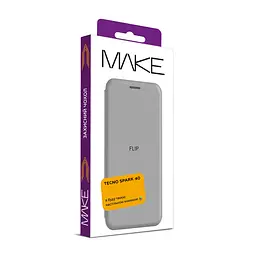 Чохол-книжка MAKE Tecno Spark 40 Flip Titanium Grey - мініатюра 2