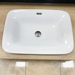 Умивальник VBI Melitto white врізний VBI-018018, Білий - мініатюра 4