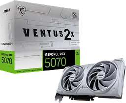 Відеокарта GeForce RTX 5070 12GB MSI Ventus 2X OC White (RTX 5070 12G VENTUS 2X OC WHITE) - мініатюра 3