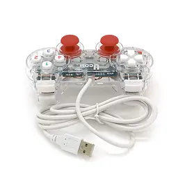 Джойстик геймпад для ПК Ucom PC USB Transparent - мініатюра 2