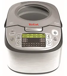 Мультиварка Fuzzy Logic, 750Вт, чаша-5л, електронне керув., пластик, сірий Tefal kuh0015031
