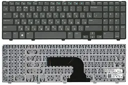 Клавіатура для ноутбука Dell Inspiron (3521, 5521, 3537, 5537) Чорна, (Чорна рамка) - мініатюра 3