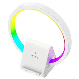 БЗП WIWU Wi-W021 2 in 1 Wireless Charger+Bluetooth Speaker White - мініатюра 4