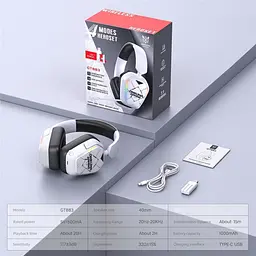 Ігрові навушники Onikuma GT883 White - мініатюра 11