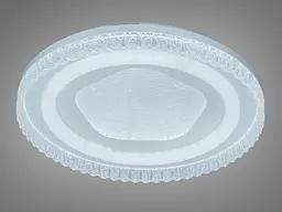 Стельова LED люстра в коридор Diasha WG5156/B WH, Ø48 см, 85 W - мініатюра 4