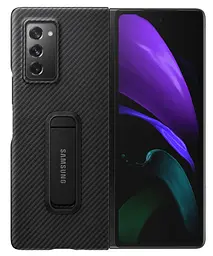Чохол оригінальний з підставкою Aramid Standing Cover EF-XF916SBEFRU Samsung Galaxy Z Fold2 Black