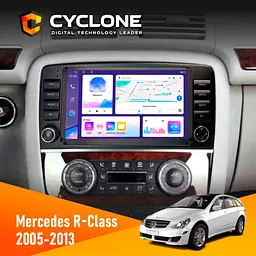 Штатна магнітола Mercedes-Benz R-Class (W251) 2005-2013 Cyclone C9-011 4x64, DSP Cyclone (НФ-00007339)