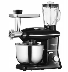Професійний Кухонний Комбайн 3в1 Mozano Kitchen Machine 2300 Вт AGD/ROB/02#BLACK