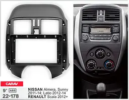 Перехідна рамка Nissan Almera, Sunny Carav 22-178 - мініатюра 5