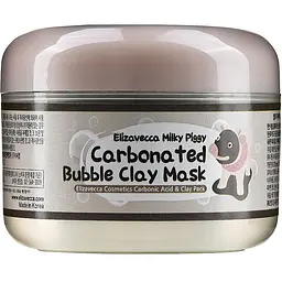 Маска для обличчя глиняно-бульбашкова 100 мл Elizavecca Face Care Milky Piggy Carbonated Bubble Clay Mask - мініатюра 3