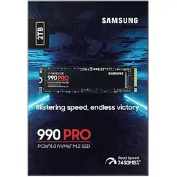 Накопичувач SSD M.2 2280 2TB 990 PRO Samsung (MZ-V9P2T0BW) - мініатюра 5