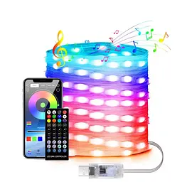 Вуличні вогні 5M Smart Bluetooth App Control ∙ Світлодіодна LED гірлянда 5M Smart з керуванням через додаток