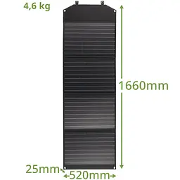 Портативний зарядний пристрій сонячна панель Bresser Mobile Solar Charger 120 Watt USB DC (3810070) - мініатюра 4