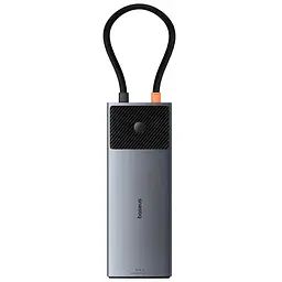 Перехідник HUB Baseus Metal Gleam Series II OS 10in1 (B00061800123-00) Cosmic Black - мініатюра 2