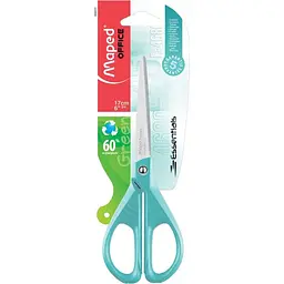 Ножиці офісні Maped Essentials Green 17 см блакитні (MP.468011) - мініатюра 2