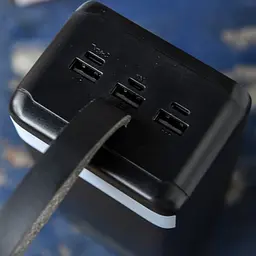 Універсальна зарядна батарея Power Bank LionPatton 60000Mah (Чорний) - мініатюра 2