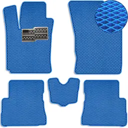 Килимки в салон EVA для Hyundai Getz 2005-2008 з підп'ятником Сині 5 шт