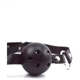 БДСМ кляп у рот Passion Садо-мазо Mouth ball чорний (4821002029396) - мініатюра 2