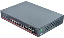 Комутатор мережевий FoxGate S5808GP-G2S2-AI (120W)